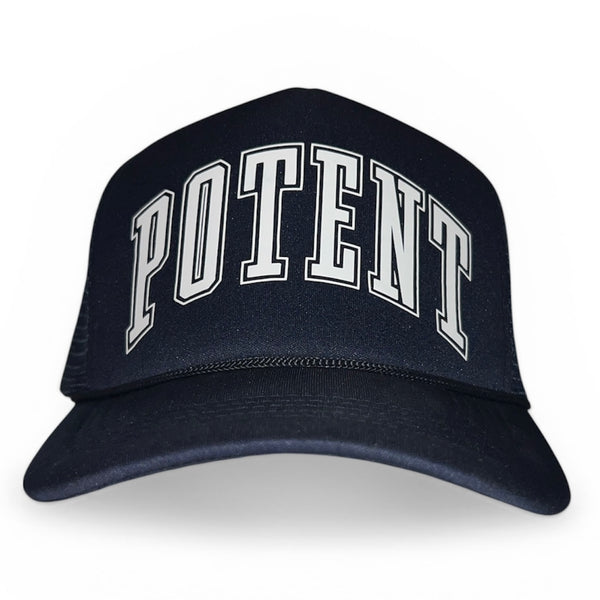Potent Trucker Hat - Yankee Blue / White