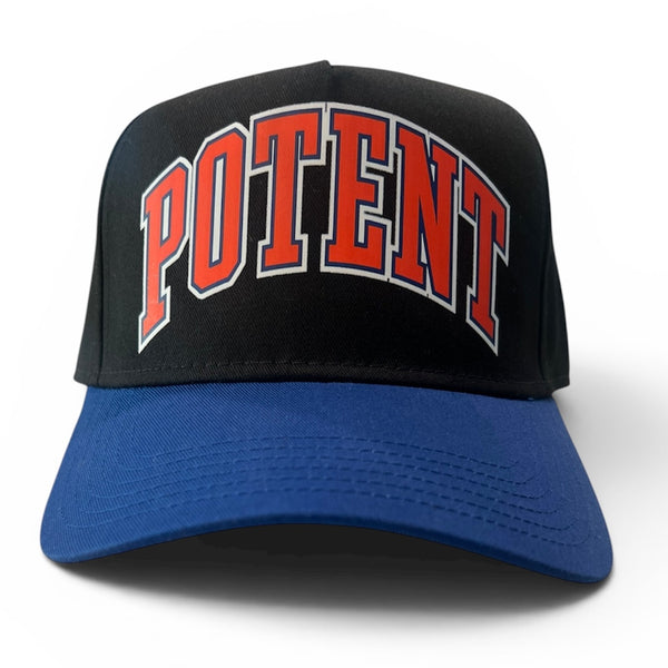 Potent City Finals Hat - Black, Orange, Blue & White (Limited Edition. Only 50 Hats Made)